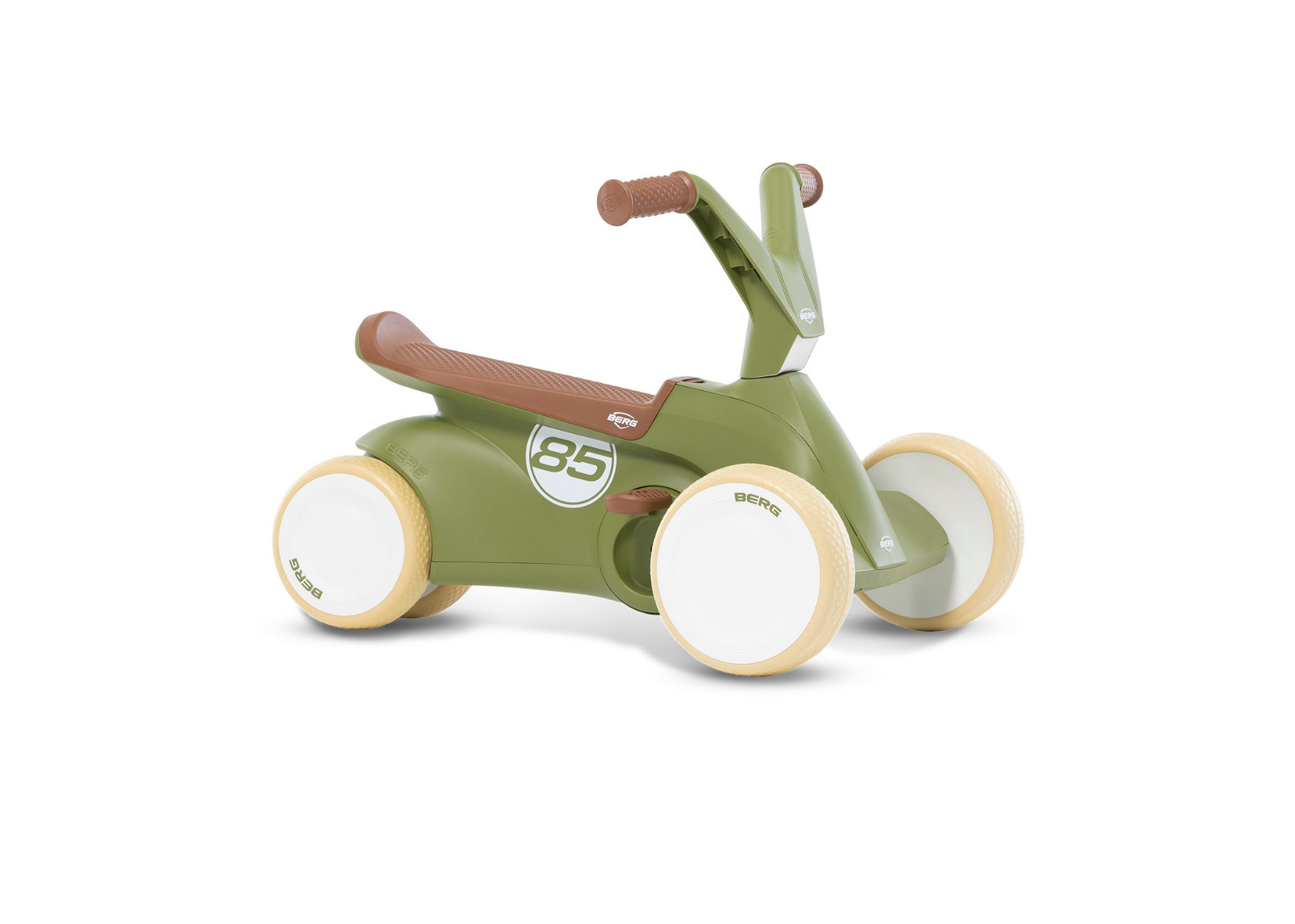 BERG GO2 [2in1] Retro Green - Pedal Go-Kart for Kids 10m-2.5yrs